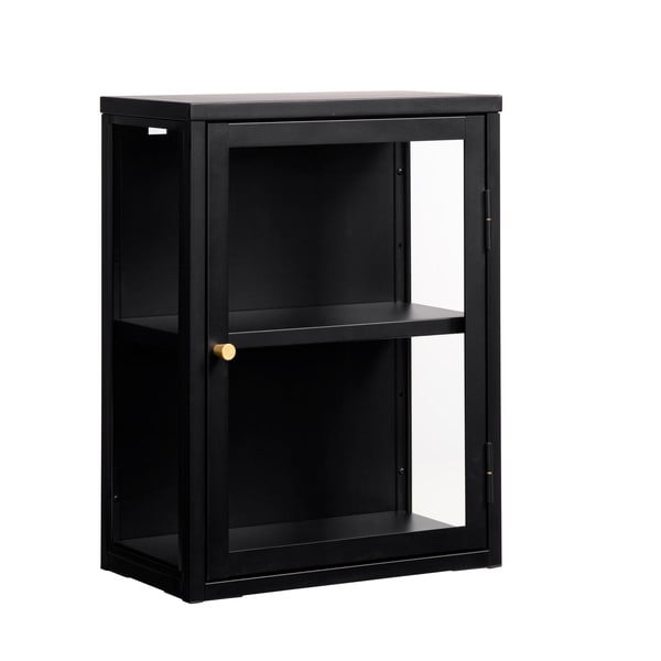 Iš metalo pakabinama vitrina juodos spalvos 45x60 cm Carmel – Unique Furniture-image-2
