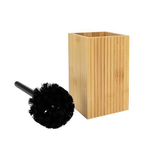 Natūralios spalvos iš bambuko tualeto šepetys Hanoi – douceur d'intérieur-image-2