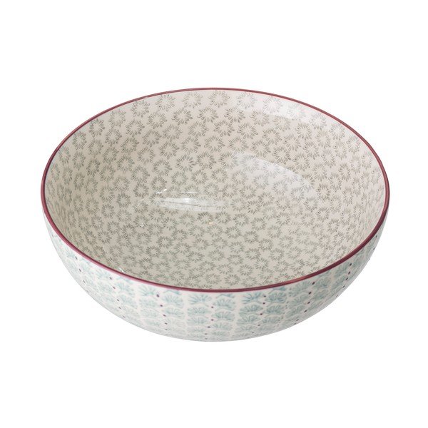 Mėlynos ir baltos spalvos keraminis dubuo Bloomingville Maya, ø 28,5 cm-image-2
