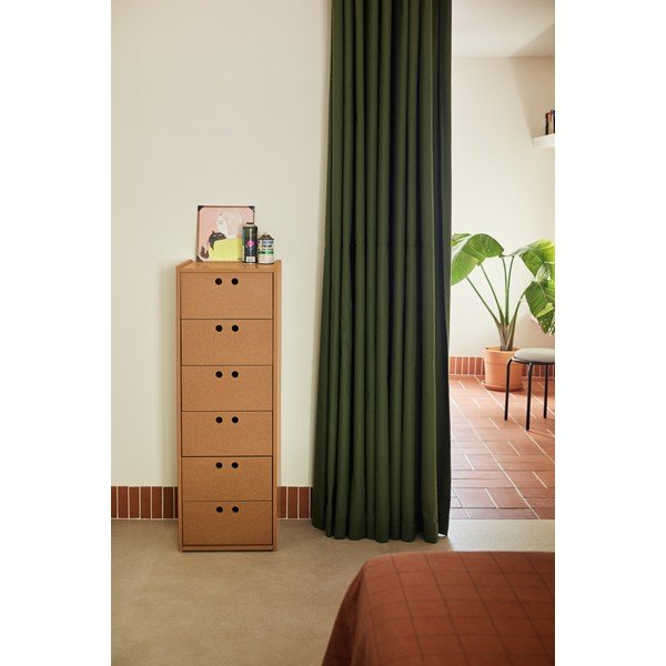 Natūralios spalvos spintelė 40x118x40 cm Wally – Teulat-image-1