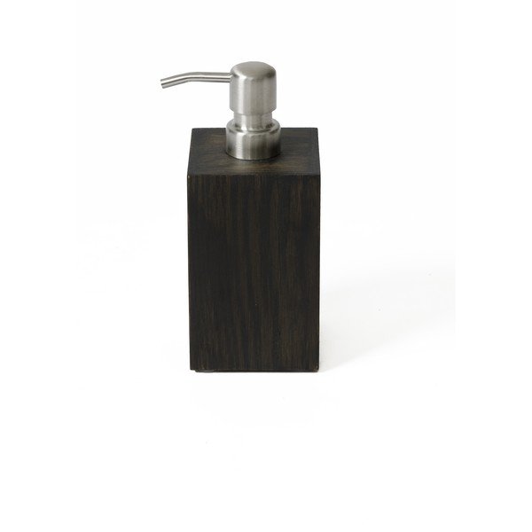 Tamsus ąžuolinis muilo dozatorius Wireworks Mezza Dark-image-1