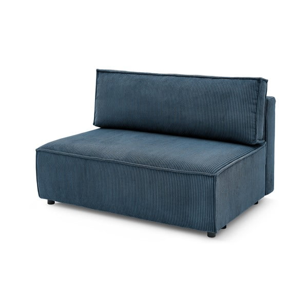 Modulinė sofa tamsiai mėlynos spalvos iš kordinio velveto (modulinė) Nihad modular – Bobochic Paris
