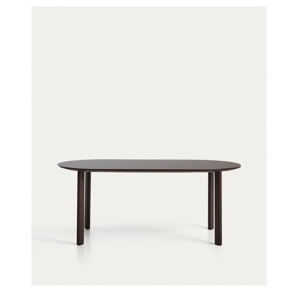Sodo valgomojo stalas su stikliniu stalviršiu 90x180 cm Erice – Kave Home-image-2