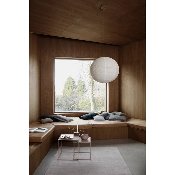 Metalinis kavos staliukai smėlio spalvos 2 vnt. 40x40 cm Fera – Blomus-image-4