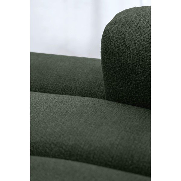 Tamsiai žalios spalvos kampinė sofa (su kairiuoju kampu/su gultu) Shell – Miuform-image-3