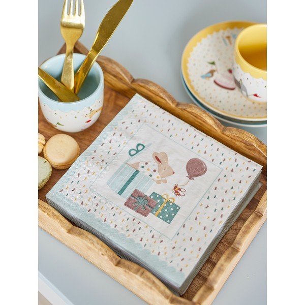 Iš popieriaus servetėlės 20 vnt. 33x33 cm Celebrate – Bloomingville Mini-image-4