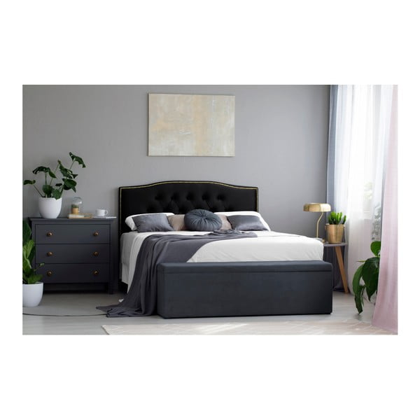 Juodas galvūgalis Mazzini Sofos Daisy, 180 x 120 cm-image-2