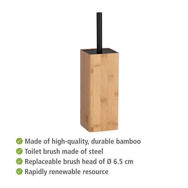 Bambukinis tualeto šepetys Wenko Padua-image-4