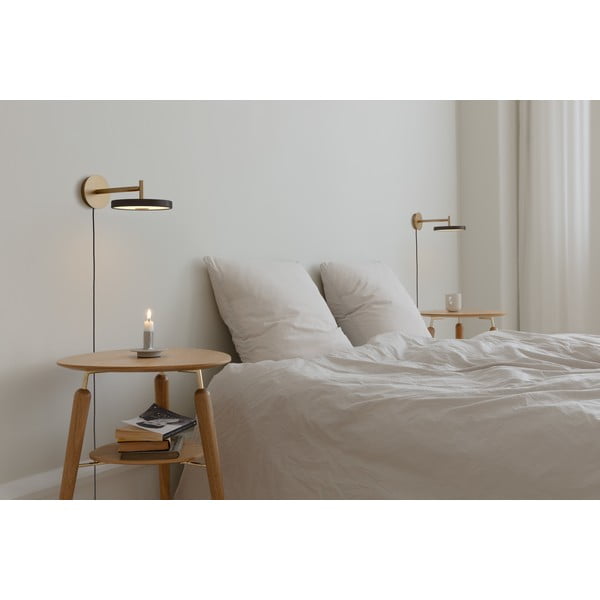 Sieninė lempa juodos spalvos LED su pritemdymo funkcija ø 15 cm Asteria Wall Short – UMAGE-image-1