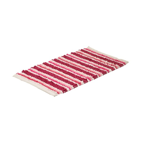 Vonios kilimėlis "Raspberry Stripe", 50x80 cm