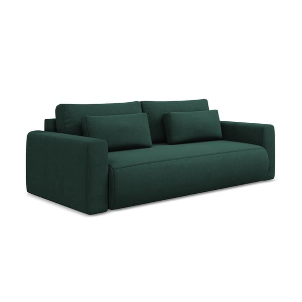 Žalios spalvos sulankstoma/su sandėliavimo vieta sofa 238 cm Kapua – Makamii-image-3