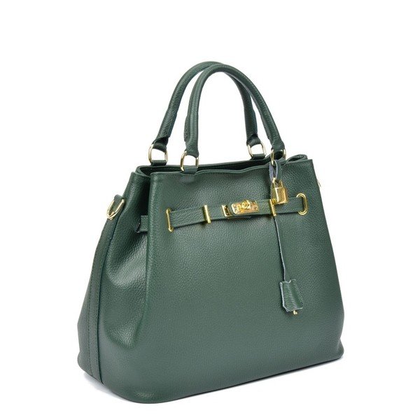Žalia odinė rankinė Isabella Rhea Paris Verde-image-1