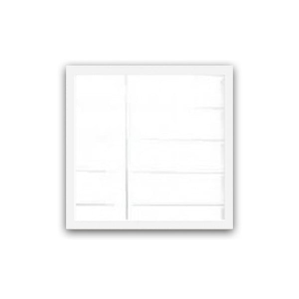 3 sieninių veidrodžių su baltais rėmais rinkinys Oyo Concept Setayna, 24 x 24 cm