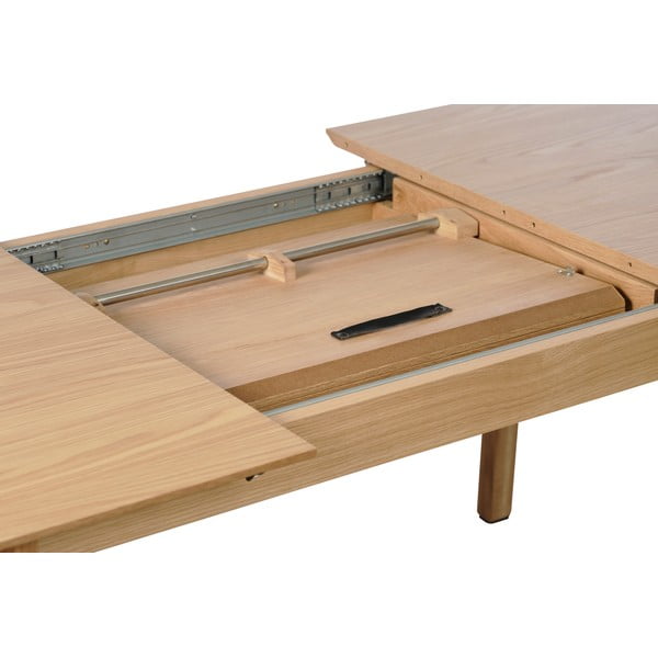 Prailginamas valgomojo stalas su ąžuolo dekoro stalviršiu 95x190 cm Bari – Unique Furniture-image-4