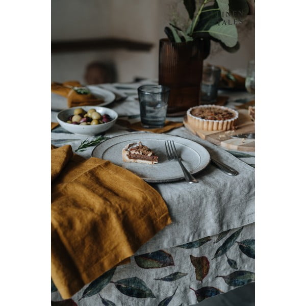 Smėlio spalvos lininis stalo padėkliukas Linen Tales, 35 x 45 cm-image-3