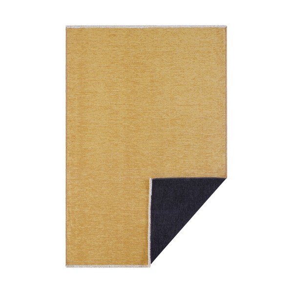 Juodos ir geltonos spalvos dvipusis kilimas Hanse Home Duo, 80 x 150 cm-image-2