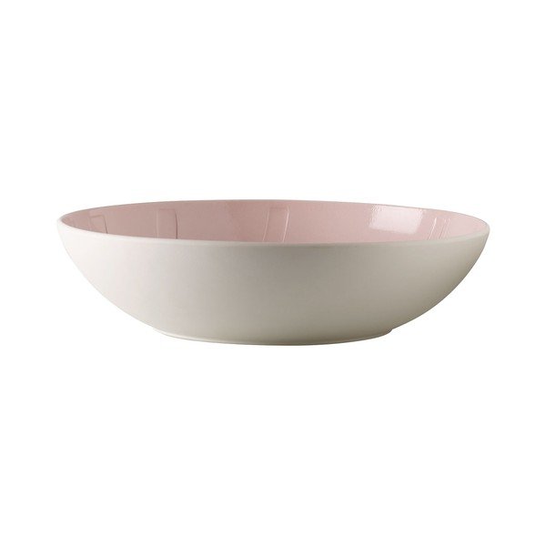 Baltos ir rausvos spalvos porcelianinis serviravimo indas Villeroy & Boch Leaf, ⌀ 26 cm-image-2
