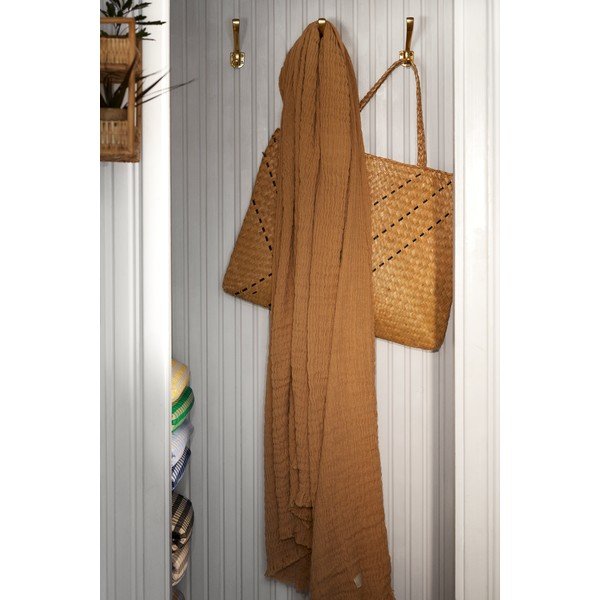 Lovatiesė smėlio spalvos dvigulei lovai 190x240 cm Reloved – JUNA-image-4