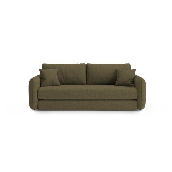 Žalios spalvos sulankstoma sofa 225 cm – Micadoni 
