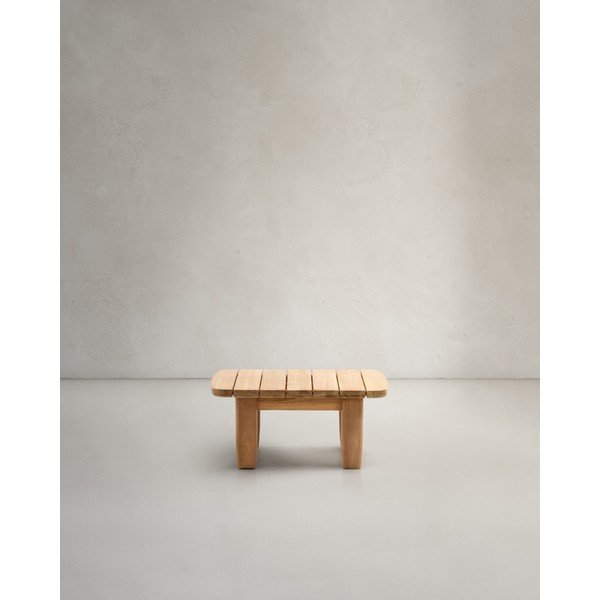 Iš tikmedžio masyvo sodo šoninis staliukas 70x70 cm Tirant – Kave Home-image-1