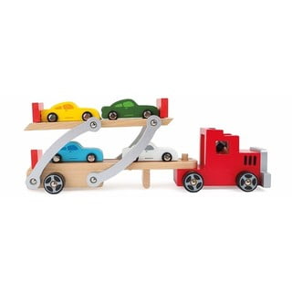 Medinis žaislinis sunkvežimis Legler Transporter