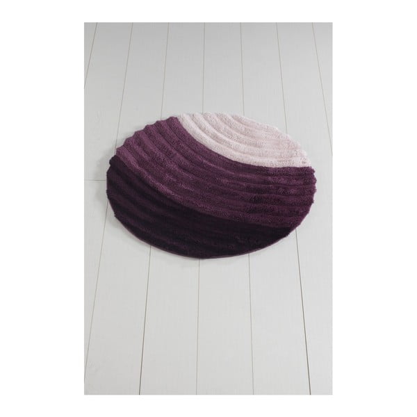 Violetinis vonios kilimėlis "Well Cap", ⌀ 90 cm