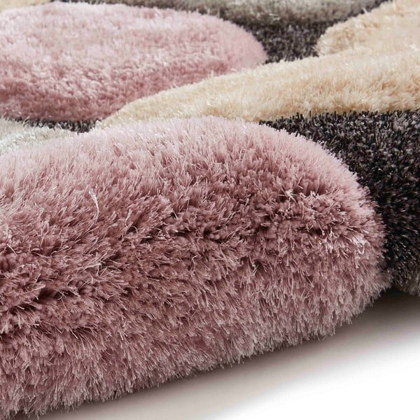 Pilkai rožinis kilimas Think Rugs Noble House Rock, 150 x 230 cm-image-4