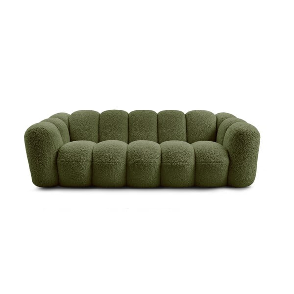 Žalios spalvos iš boucle sofa 232 cm Hippolyte – Bobochic Paris