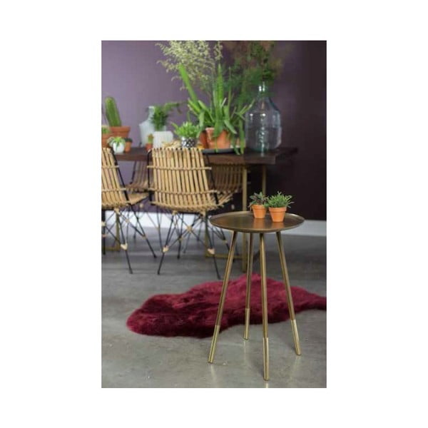 Žalvarinis staliukas Dutchbone Eliot, ⌀ 37 cm-image-1