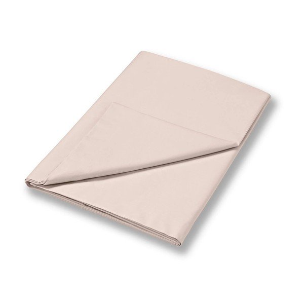 Smėlio spalvos iš satino medvilnės paklodė 230x260 cm Cotton Sateen – Bianca-image-3