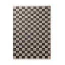 Apverčiamas/rankų darbo juodos spalvos/kreminės spalvos iš džiuto mišinio kilimas 120x170 cm Rex – Hanse Home