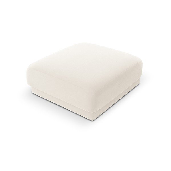 Pufas baltos spalvos iš velveto Miley  – Micadoni Home-image-4