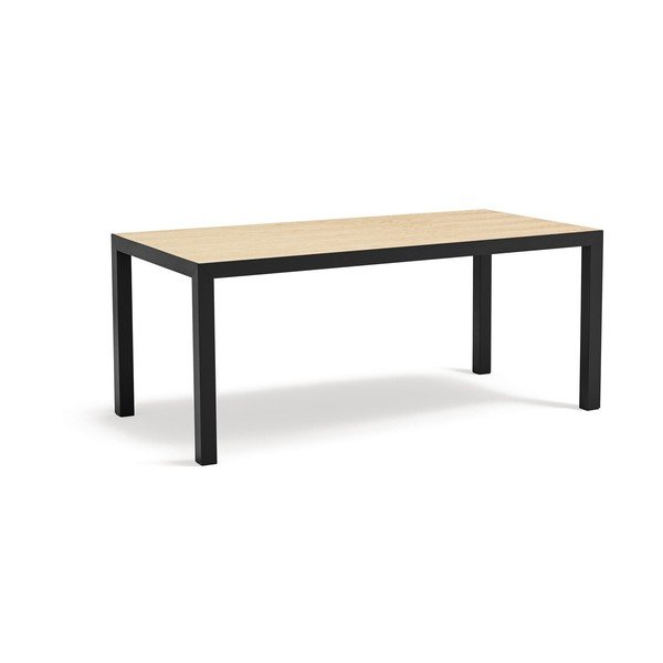 Valgomojo stalas su ąžuolo masyvo stalviršiu 75x180 cm Alma – Teulat