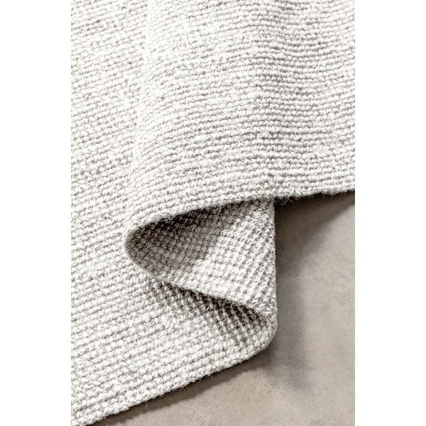 Apverčiamas/rankų darbo šviesiai pilkos spalvos iš džiuto kilimas 80x200 cm Bouclé Jaipur – Hanse Home-image-4