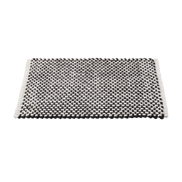 Juodos ir baltos spalvos iš tekstilės vonios kilimėlis 50x80 cm Covelo – Wenko-image-2
