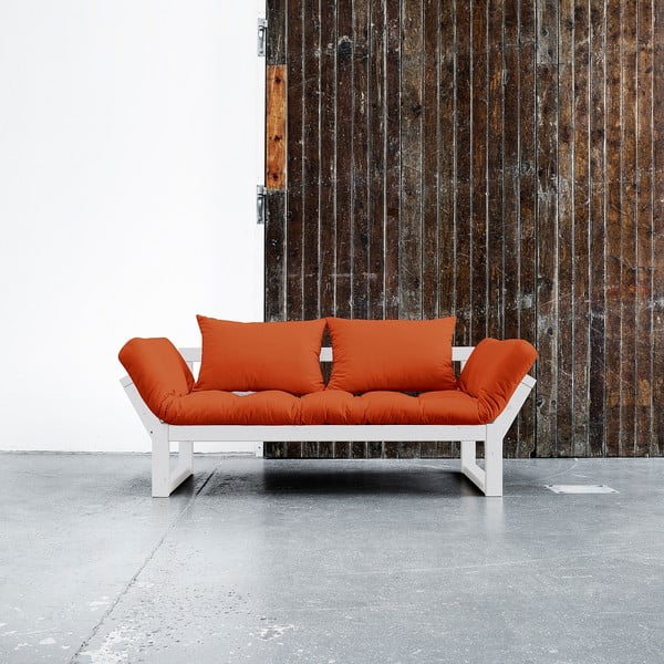 Sofa "Karup Edge White/Orange