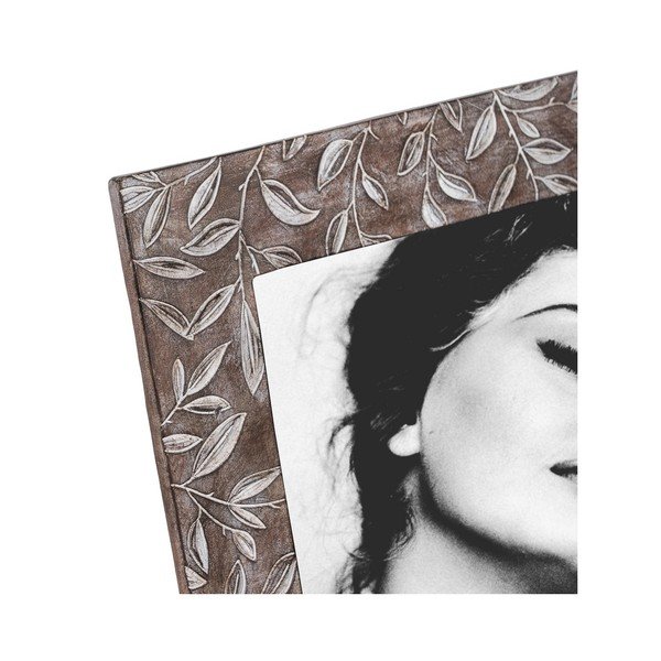 Iš poliesterinės dervos pastatomas rėmas rudos spalvos 16x21 cm – Ixia-image-1