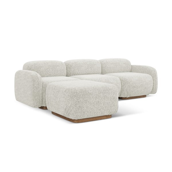 Kreminės spalvos modulinė kampinė sofa (kintama) Ailani – Makamii-image-3