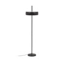 Juodas grindų šviestuvas su metaliniu gaubtu (aukštis 183 cm) Francisca - Kave Home
