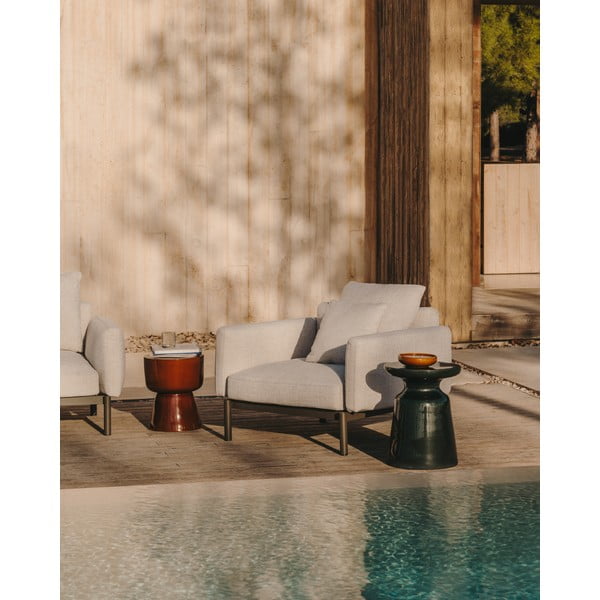 Apvalios formos sodo šoninis staliukas iš keramikos ø 36 cm Mesquida – Kave Home-image-2