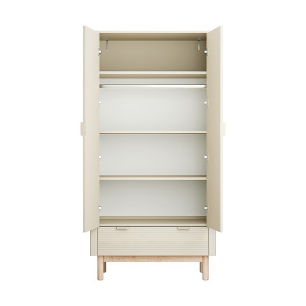 Vaikiška spinta kreminės spalvos 100x52 cm Miloo – Pinio-image-3