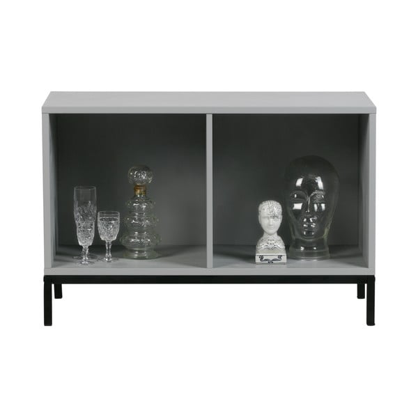 Iš pušies masyvo modulinė knygų spinta pilkos spalvos 81x41 cm Vt – vtwonen-image-4