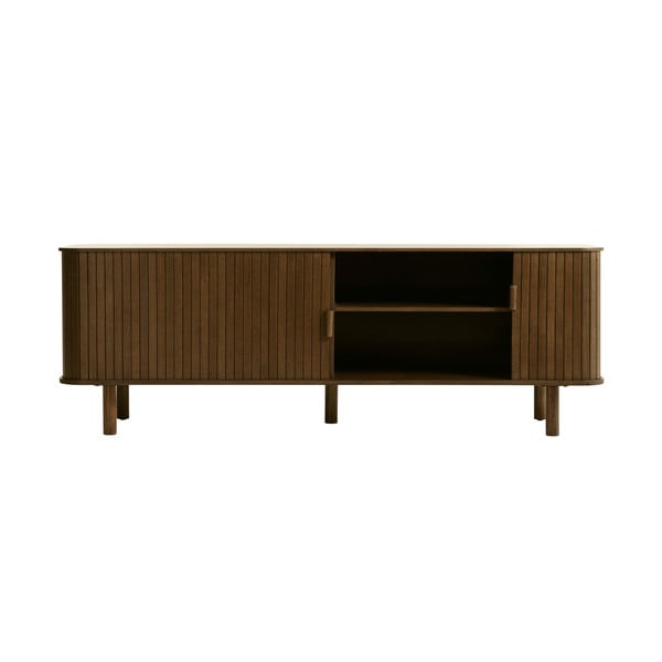 TV spintelė rudos spalvos iš ąžuolo 56x160 cm Cavo – Unique Furniture-image-1