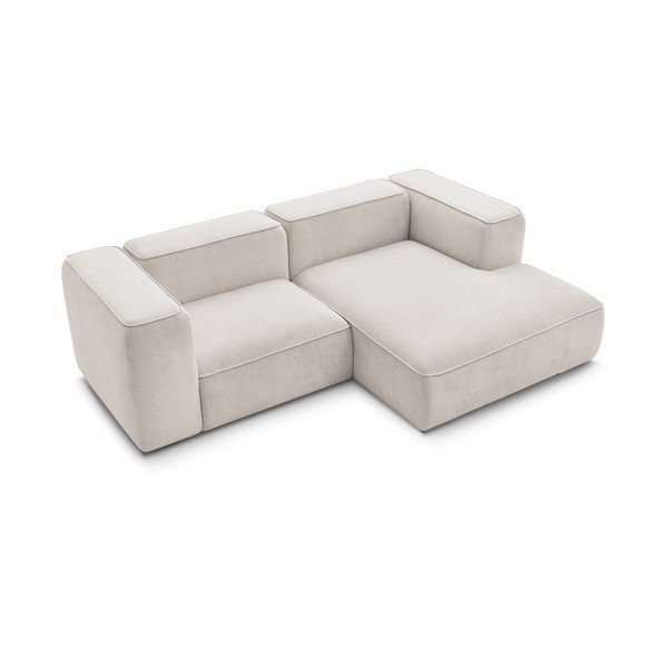Kampinė sofa smėlio spalvos Zephyr – Bobochic Paris-image-4