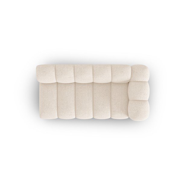 Modulinė sofa kreminės spalvos (su dešiniuoju kampu) Lupine – Micadoni Home-image-3