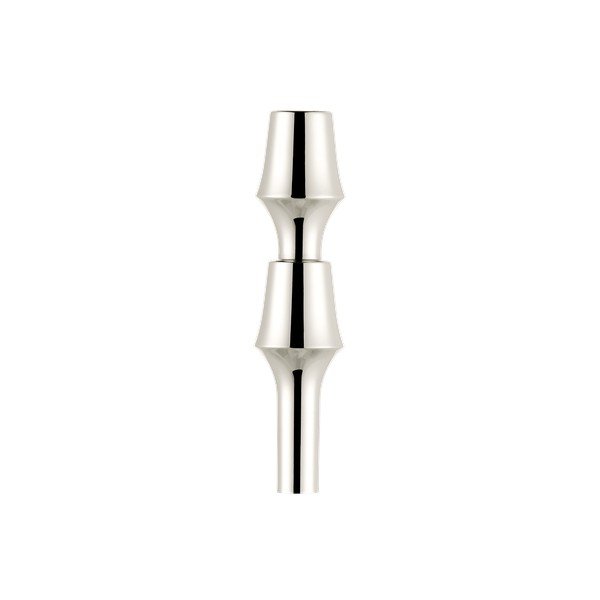 Blizgios sidabrinės spalvos iš metalo vaza (aukštis 11 cm) BMF – STOFF Nagel