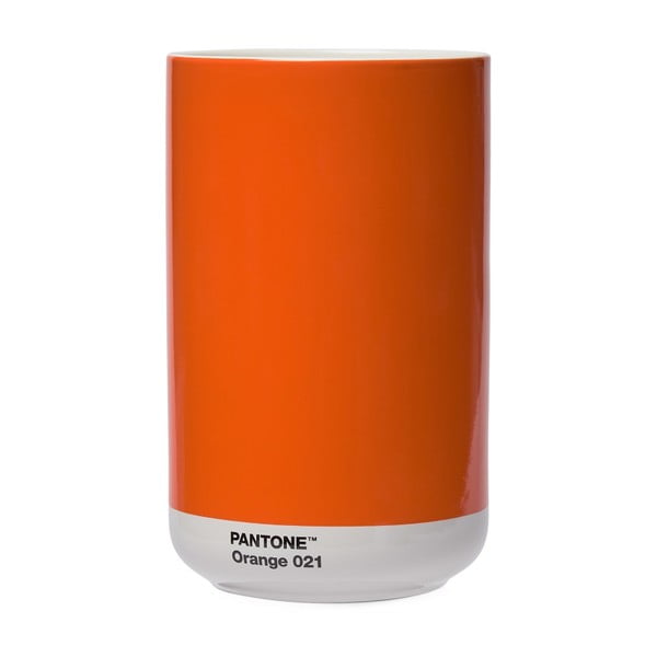 Oranžinė keraminė vaza - Pantone