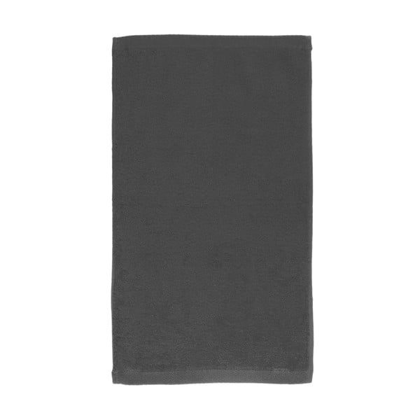 Tamsiai pilkas medvilninis rankšluostis Boheme Alfa, 30 x 50 cm