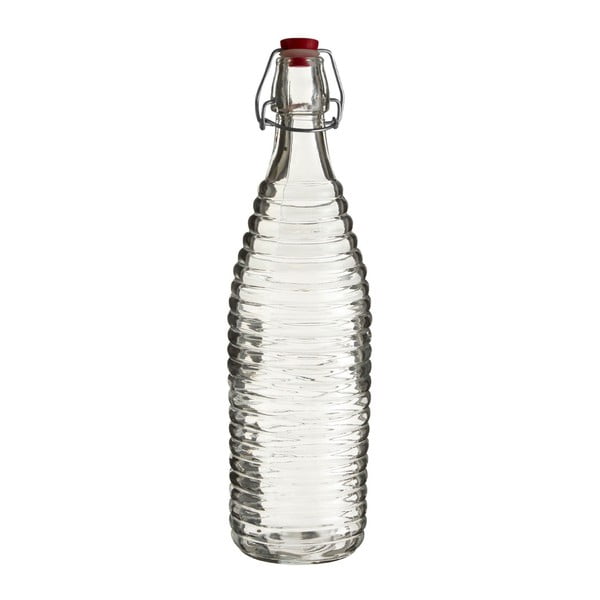 Stiklinis butelis su spaustuku Premier Housewares, aukštis 32 cm