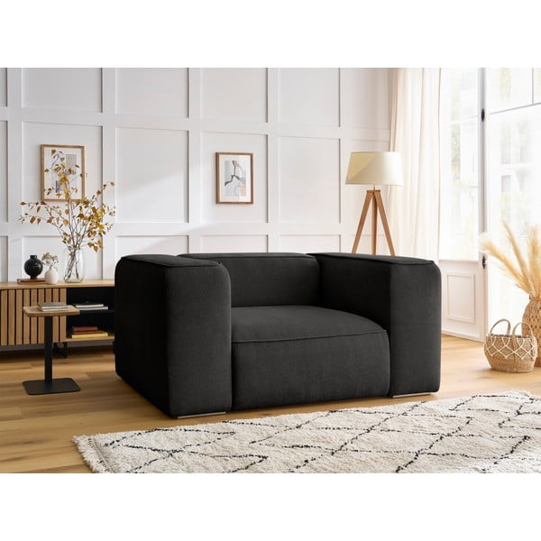 Krėslas juodos spalvos Zephyr – Bobochic Paris-image-1